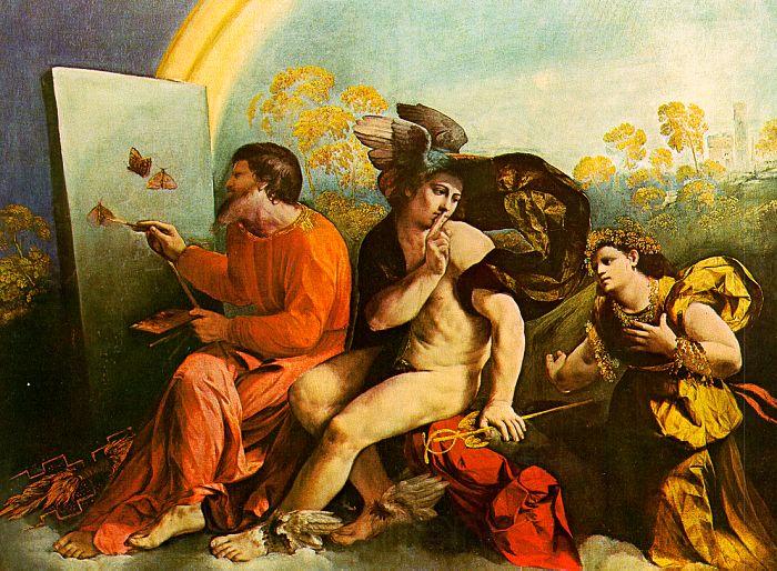 Dosso Dossi Jupiter, Mercury and Virtue Norge oil painting art